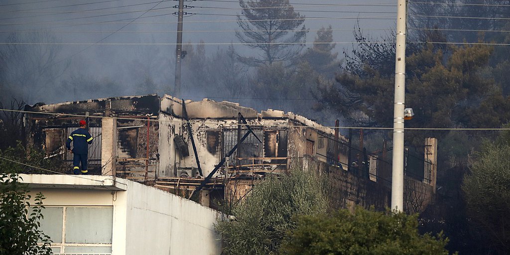 Fire East of Athens Under Control; Some Homes Damaged (Video & Photos ...